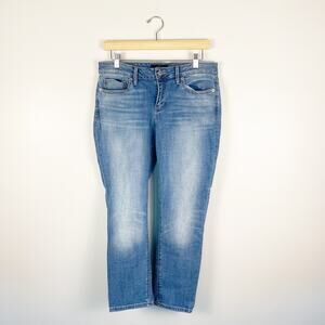 Lucky Brand Mid Rise Slim Straight Crop Jeans 29